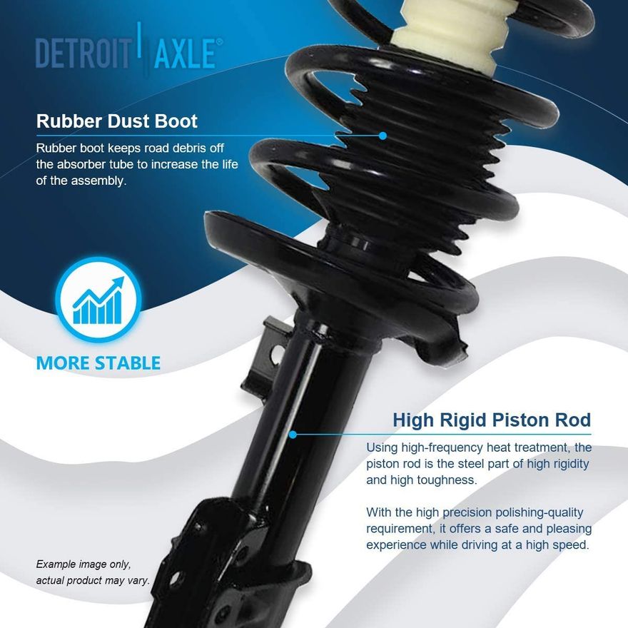 Sport-autoparts SA823768S01A Front Complete Strut & Suspension Kit For 2005-2010 Pontiac G6 – Shocks, Tie Rods, Sway Bars, Control Arms