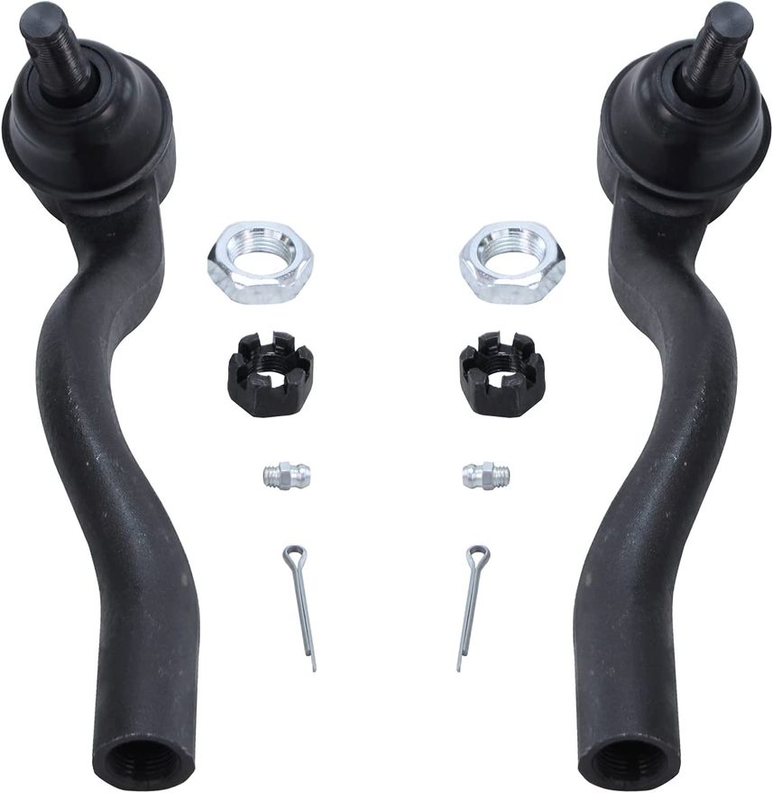 10pc Front Upper Control Arms Lower Ball Joints Tie Rods Suspension Kit