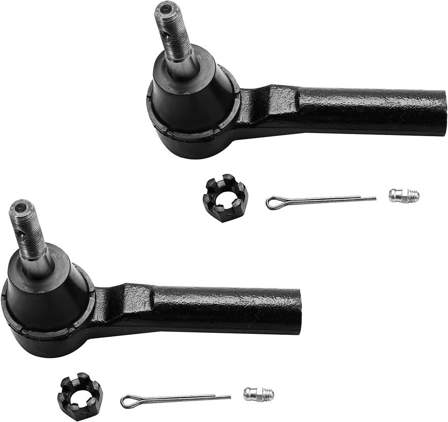 8pc Front Lower Control Arms Tie Rods Sway Bar Links Suspension Kit
