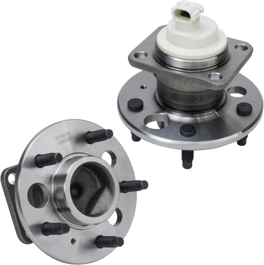 Rear Wheel Hub and Bearings - 512078 x2