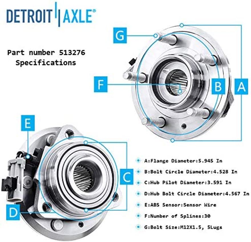 Front Hub Details