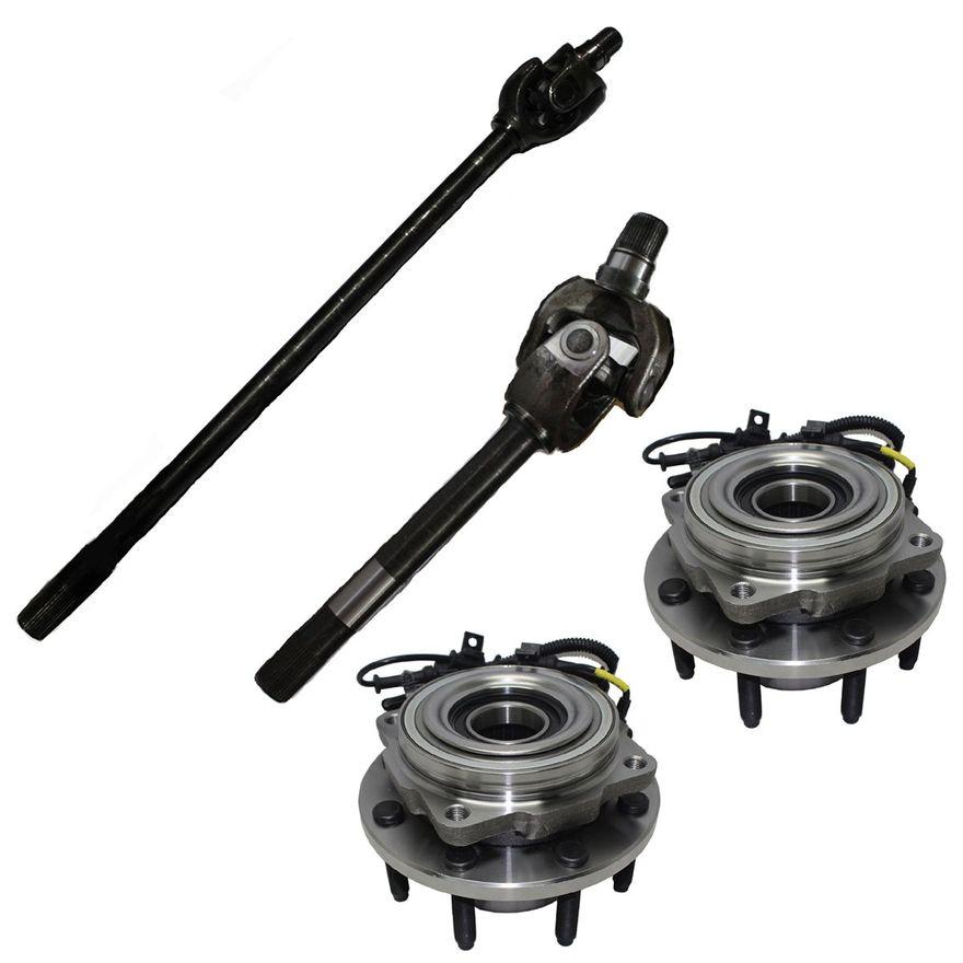 Main Image - Front U-Joint Axles Wheel Hubs