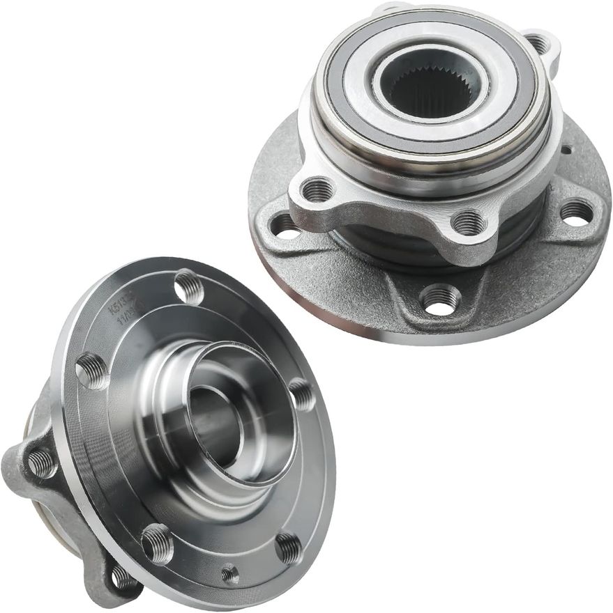 Front Wheel Hub and Bearings - 513253 x2