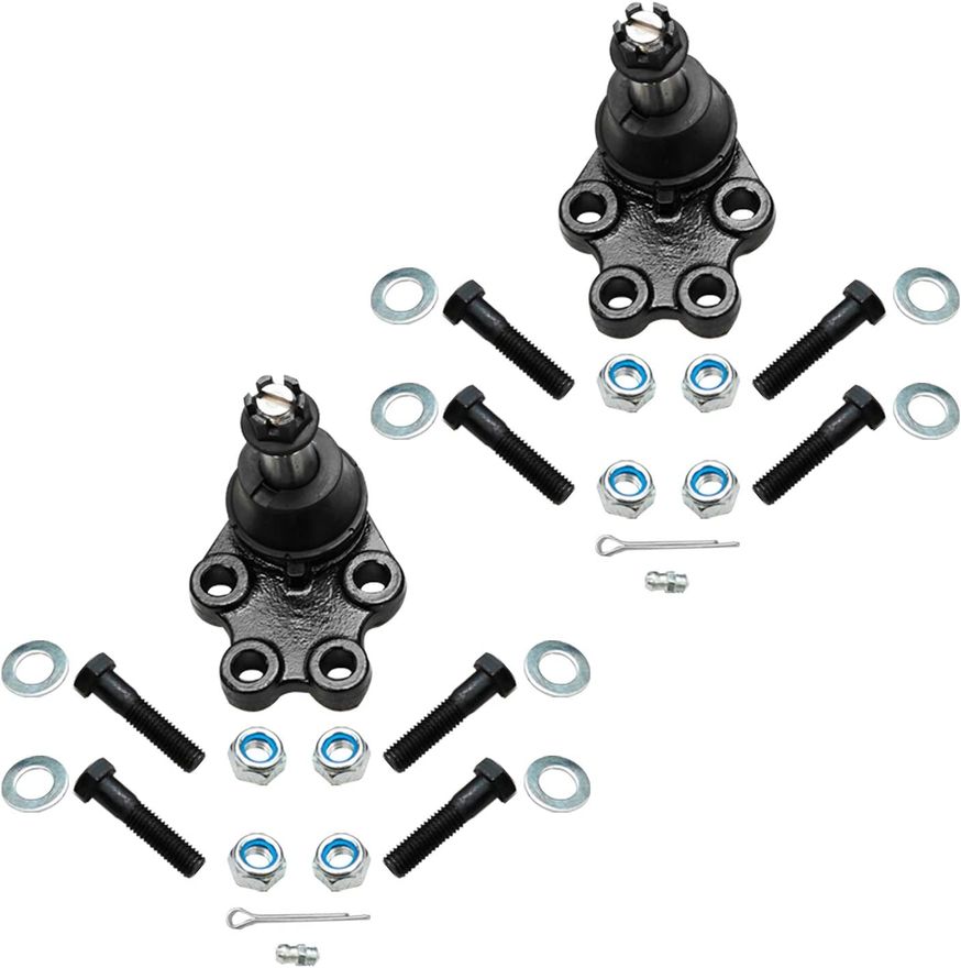 4pc Front Upper Lower Ball Joints Suspension Kit