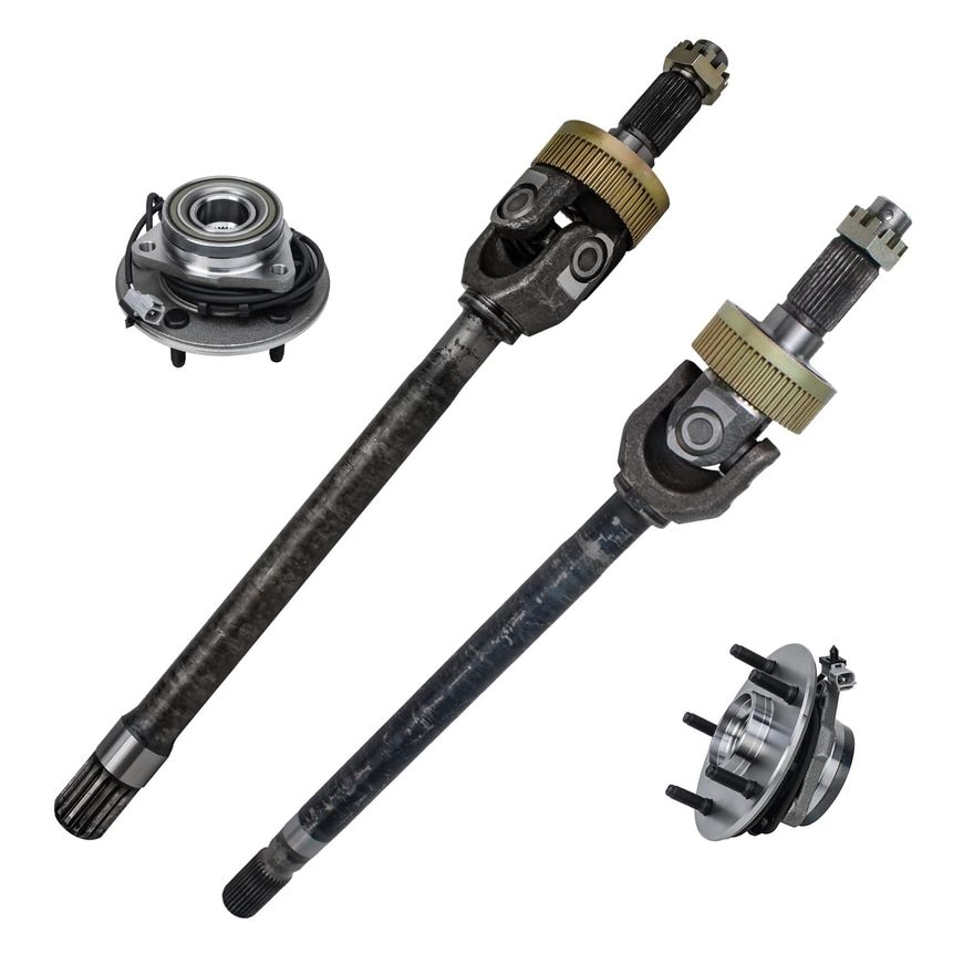 Main Image - Front CV Axles Wheel Hubs