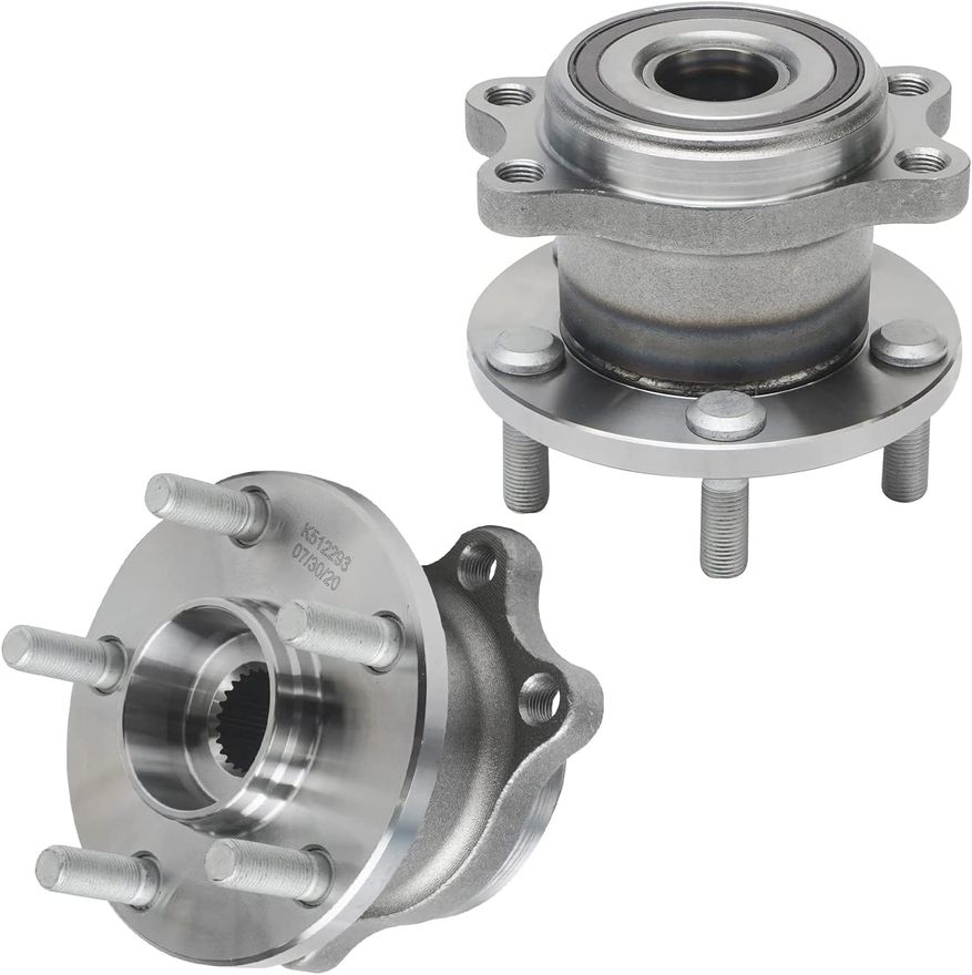 Rear Wheel Hub Bearings - 512293 x2