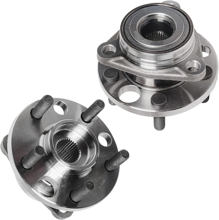MaxiParts Front & Rear Wheel Hub & Bearing Kit (X2) For VW Touareg & Multivan T5/T6 - BE1-1593