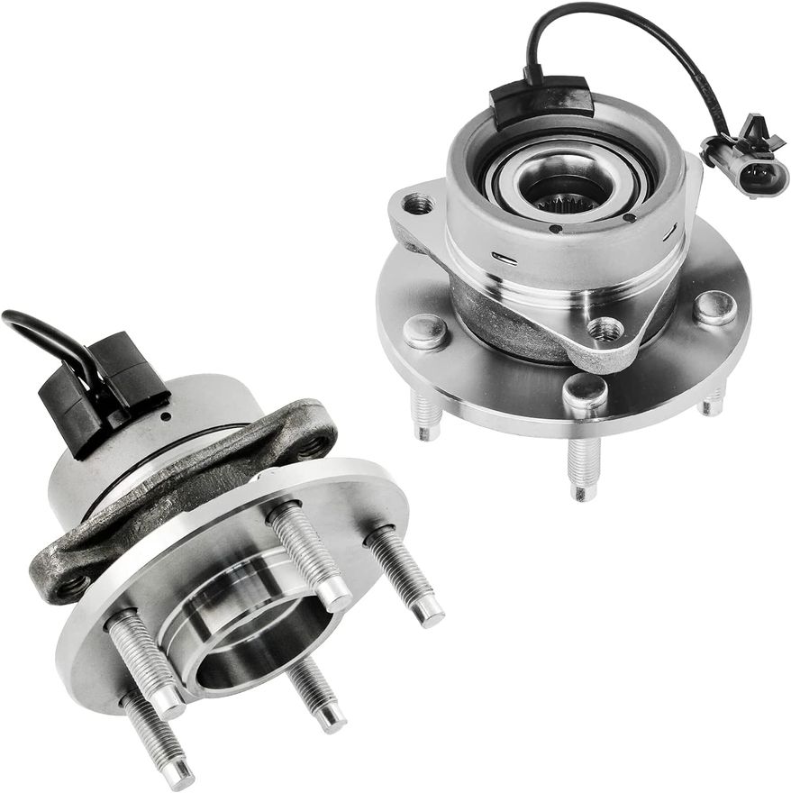 Front Wheel Hub and Bearings - 513206 x2