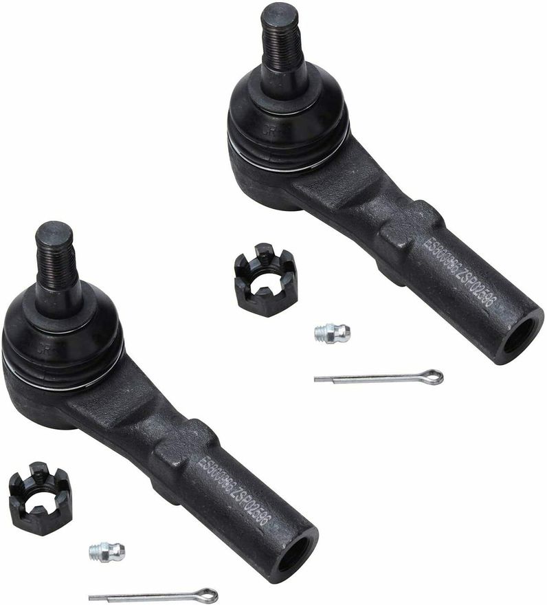 thumbnail image 2 of Topicksap 8pc Front Inner & Outer Tie Rod End Kit For Dodge Charger Challenger 300 2011-2014 RWD 2 of 6