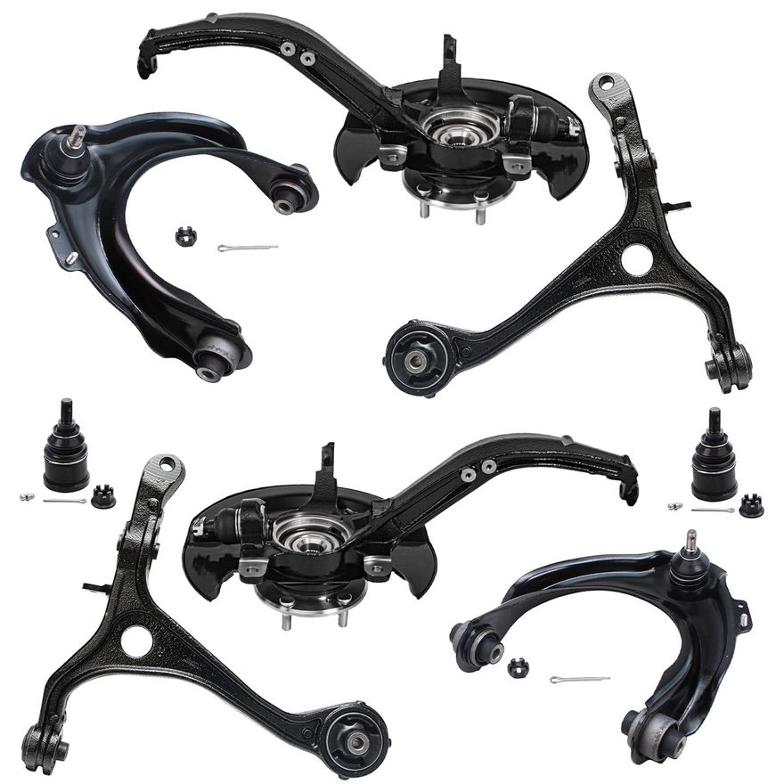 Main Image - Front Control Arms Knuckles Hubs