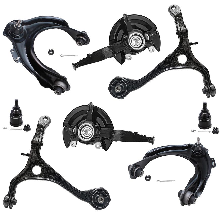 Main Image - Front Control Arms Knuckles Hubs