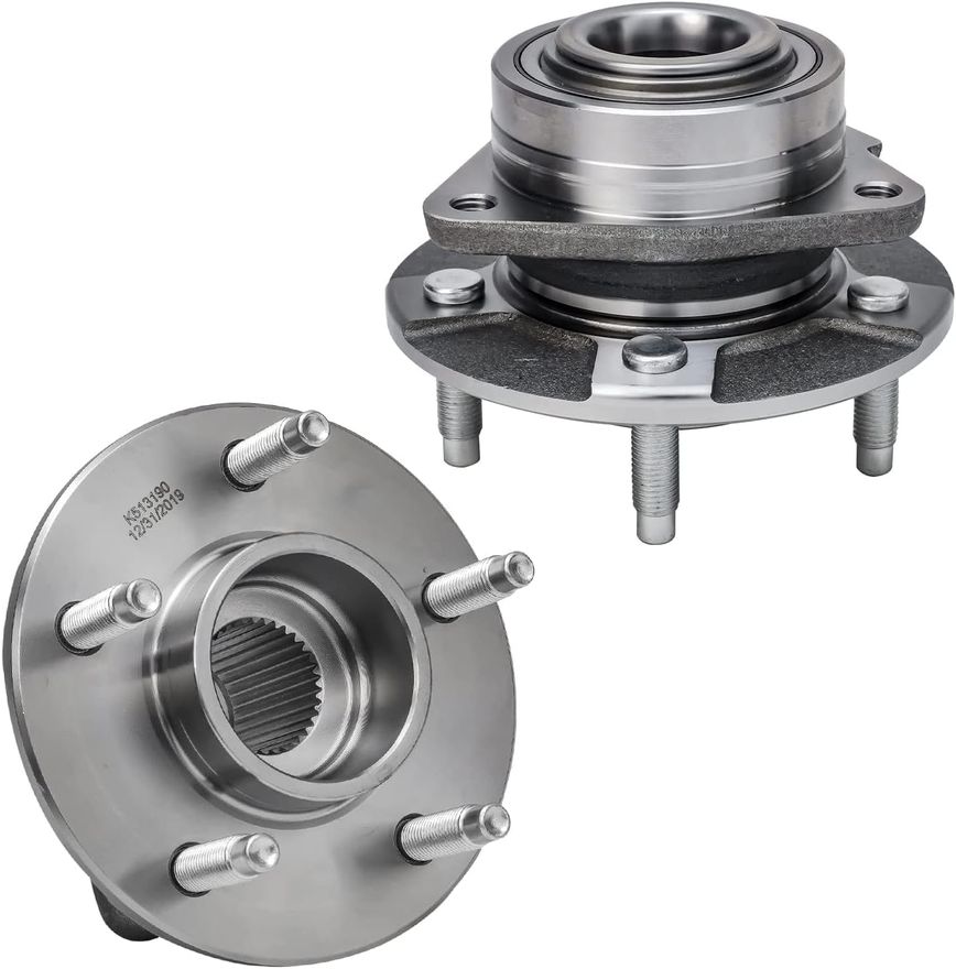 Front Wheel Hub and Bearing - 513190 x2