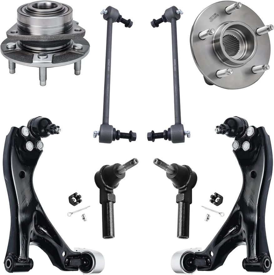 Main Image - Front Control Arms Wheel Hubs