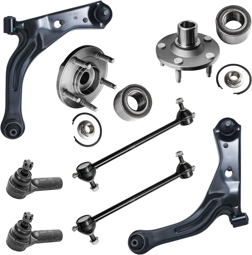 Main Image - Front Control Arms Wheel Hubs