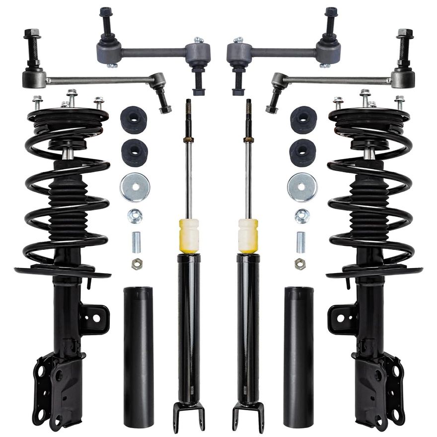 thumbnail image 2 of Complete Strut & Shock Kit For Mercedes ML320 ML350 (2005-2010) – Front & Rear 2 of 6