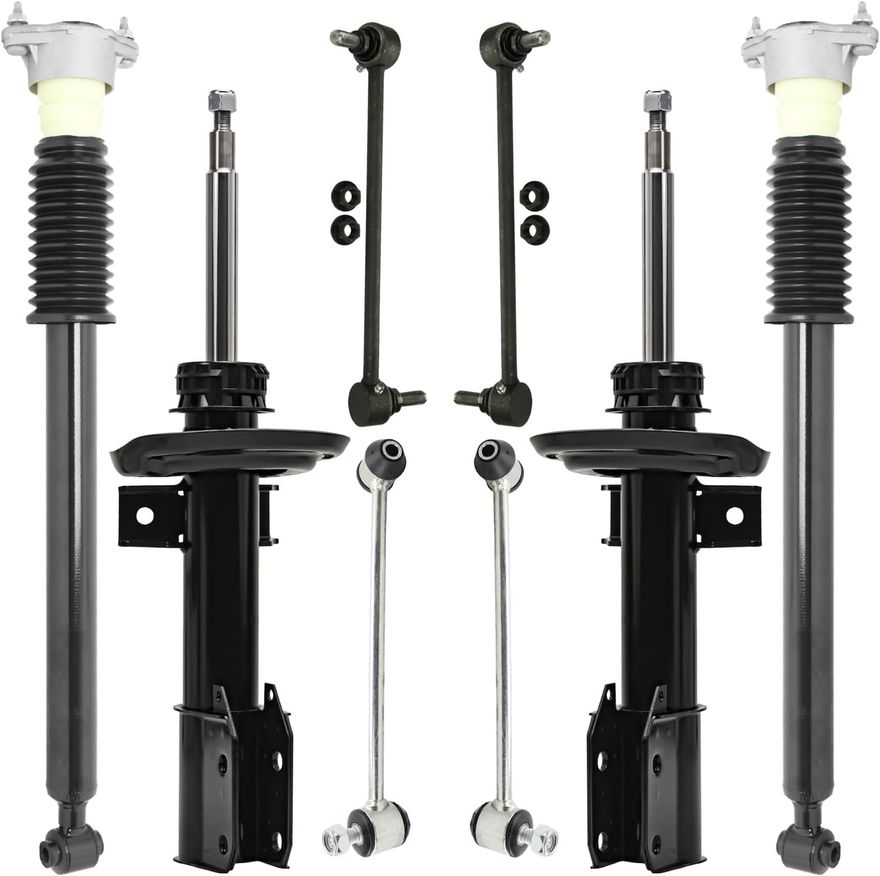 Main Image - Front Rear Bare Strut Shocks Kit