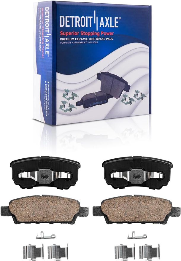 Rear Ceramic Brake Pad - P-1037 x2