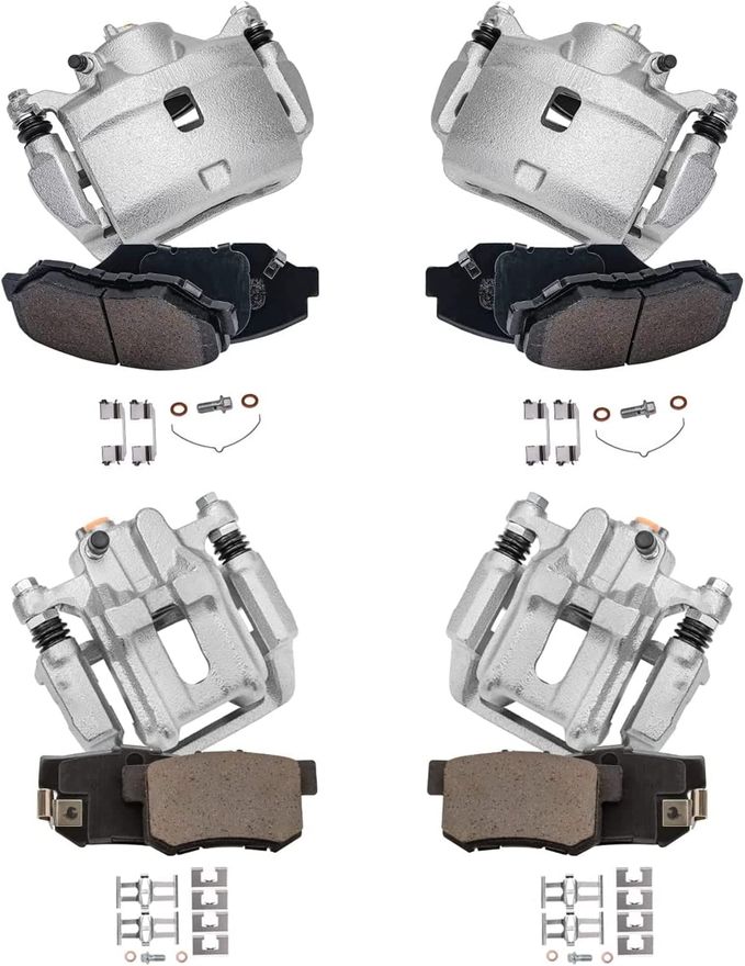 Main Image - Front Rear Calipers Brake Pads