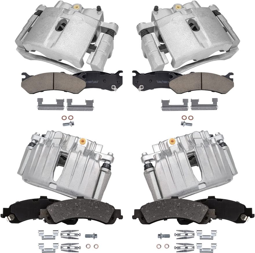 Main Image - Front Rear Brake Calipers Pads