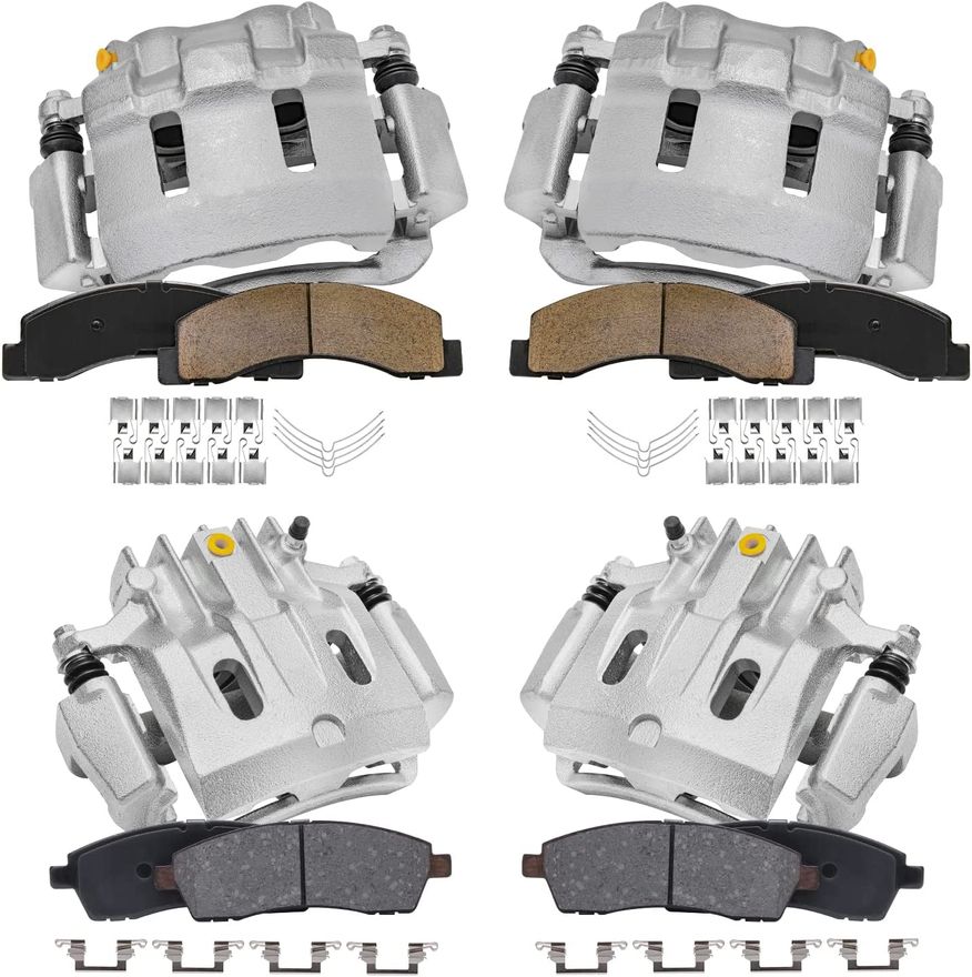 Main Image - Front Rear Calipers Brake Pad