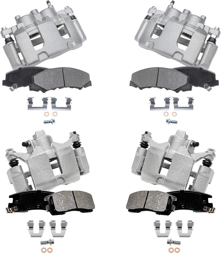 Main Image - Front Rear Brake Calipers Pads