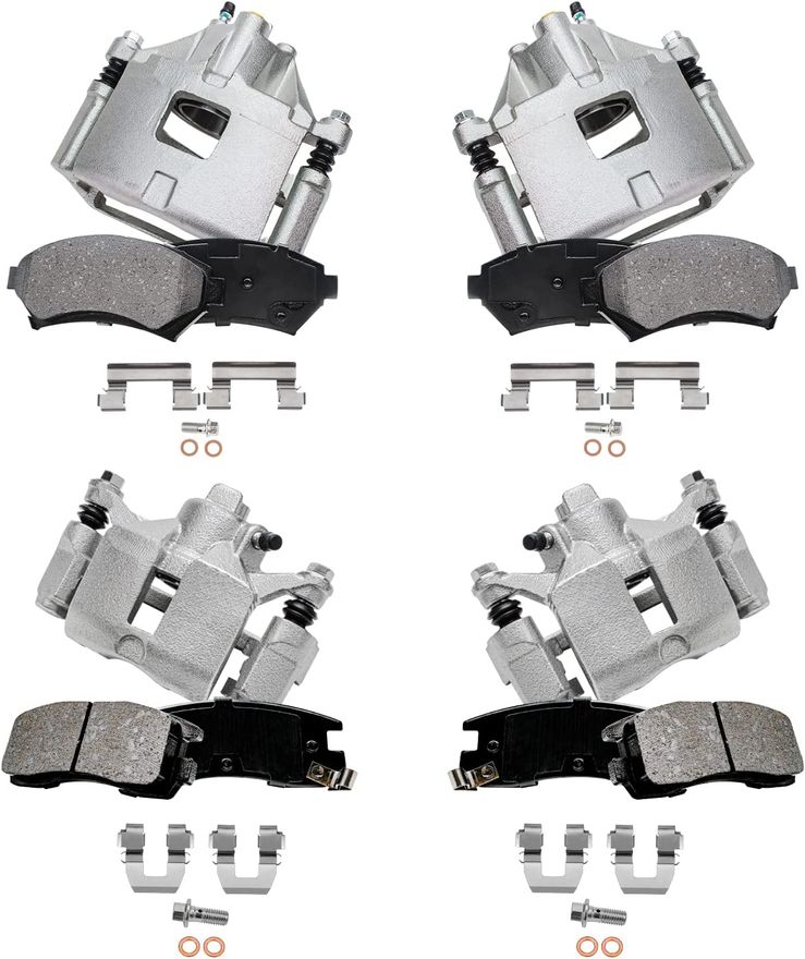 Main Image - Front Rear Brake Calipers Pads