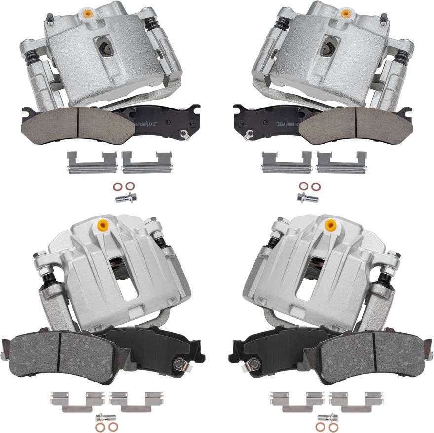 Main Image - Front Rear Brake Calipers Pads