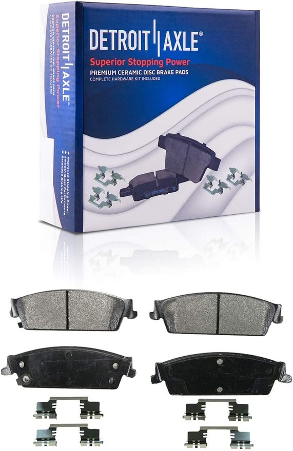 Rear Ceramic Brake Pads - P-1194 x2