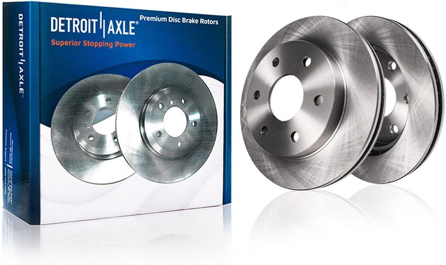 Front Disc Brake Rotors - R-54109 x2