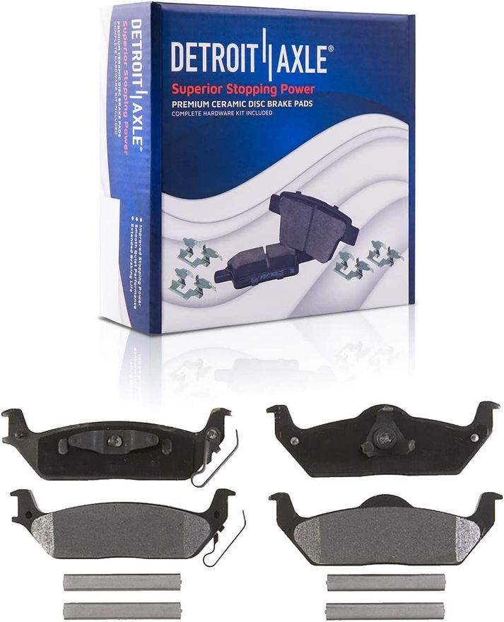 Rear Ceramic Brake Pads - P-1012 x2