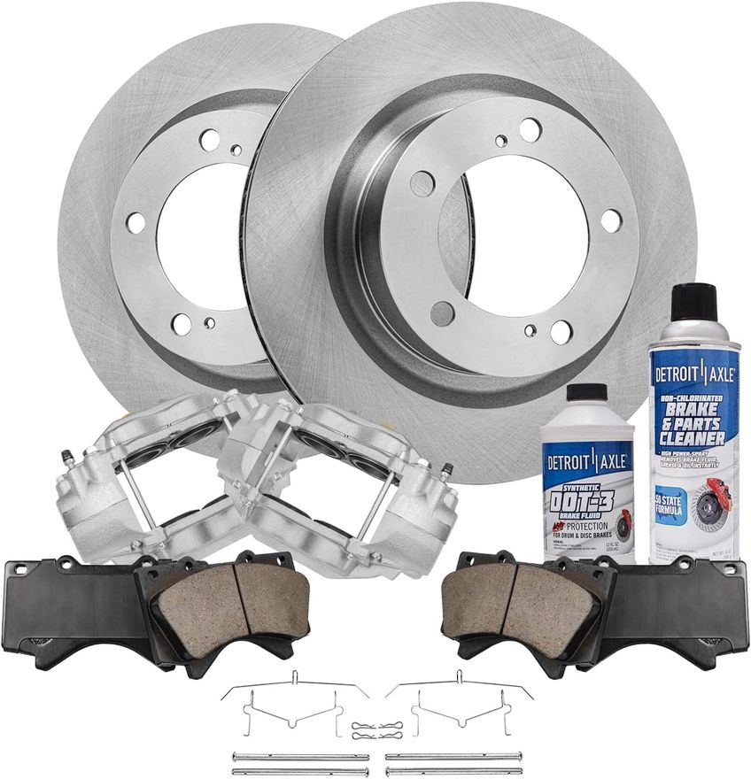 Main Image - Front Disc Rotors Caliper Pad