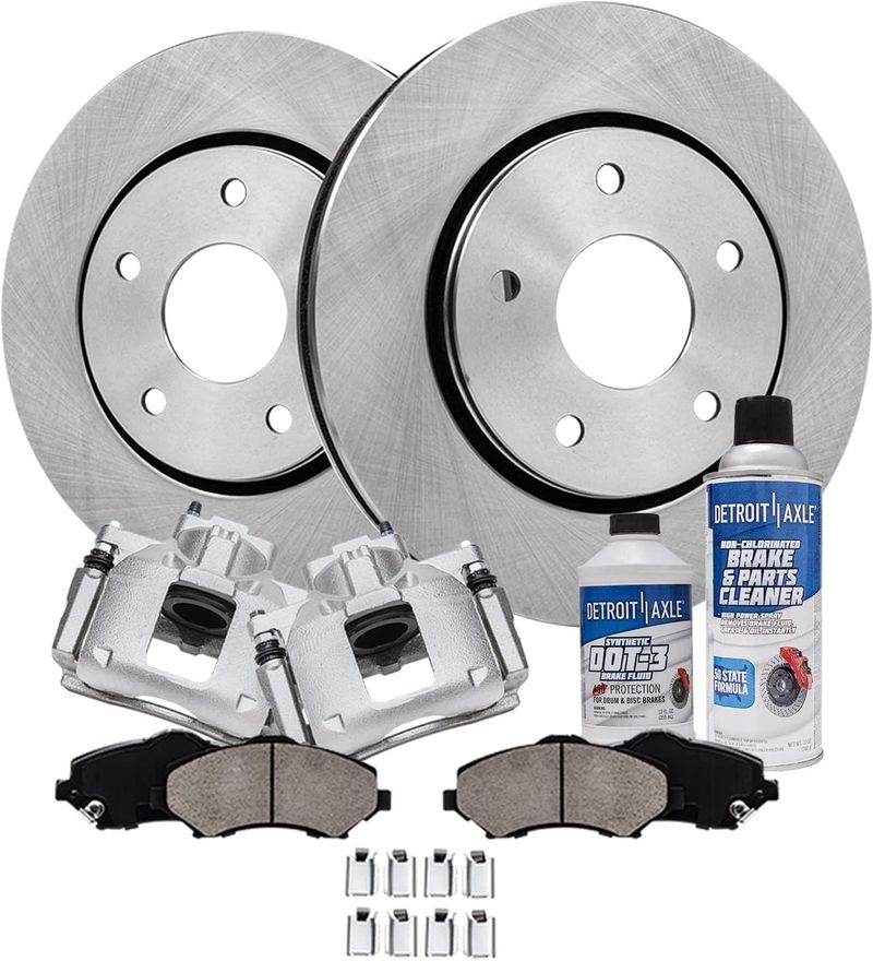 Main Image - Front Rotors Brake Calipers Pads