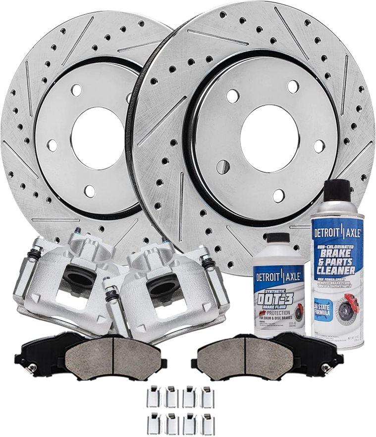 Main Image - Front Rotors Brake Calipers Pads