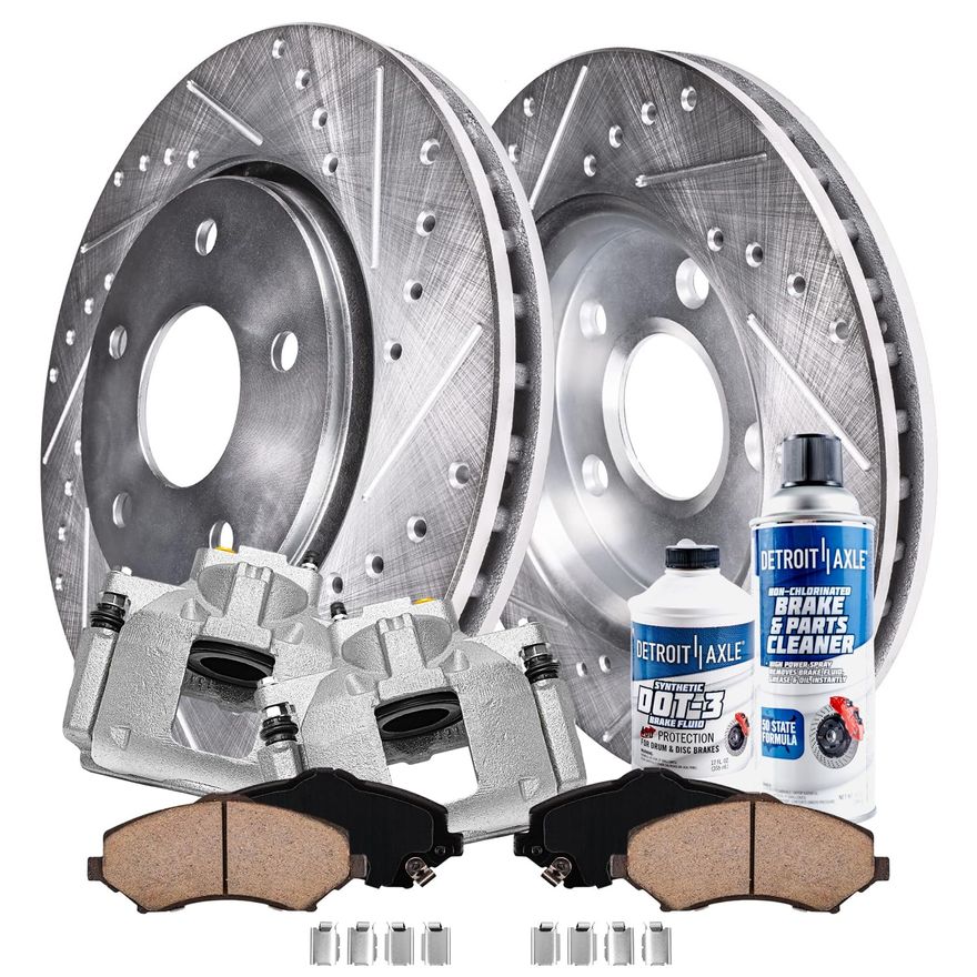 Main Image - Front Rotors Brake Calipers Pads