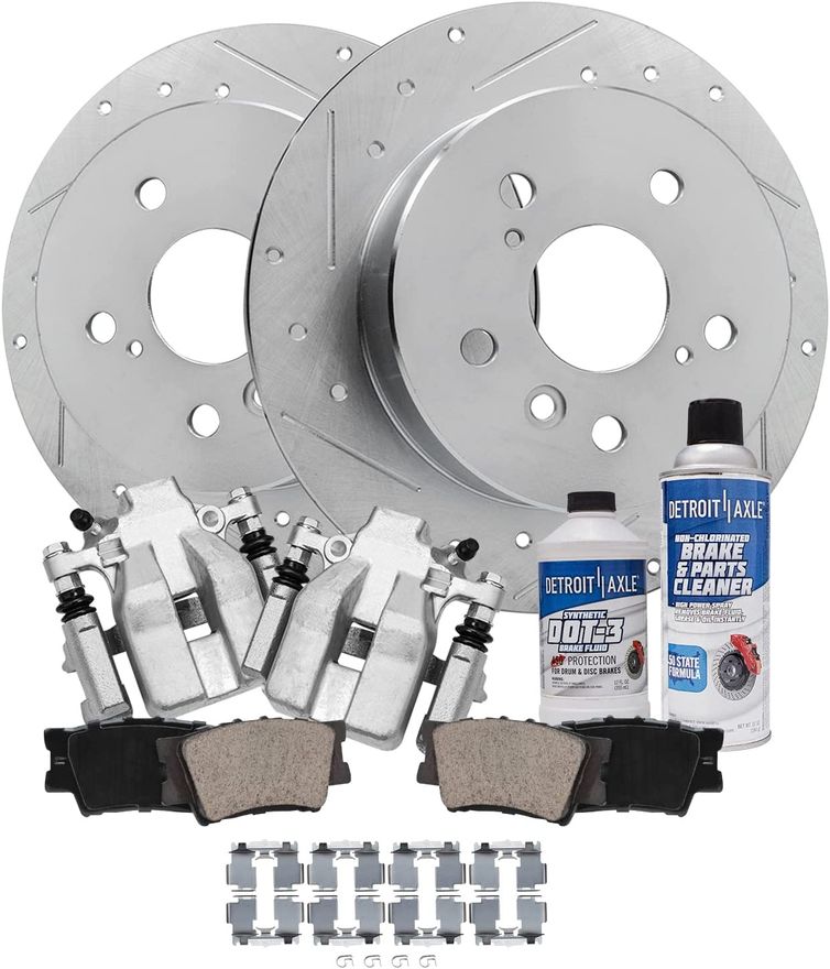 Main Image - Rear Rotors Brake Pads Calipers