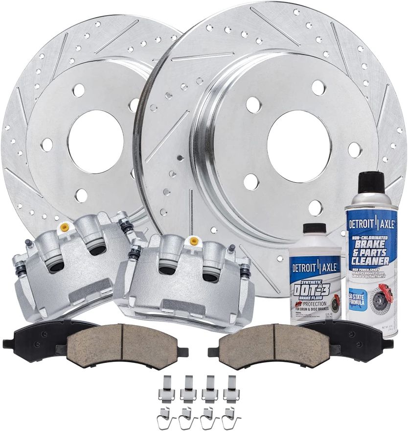 Main Image - Front Rotors Brake Pads Calipers