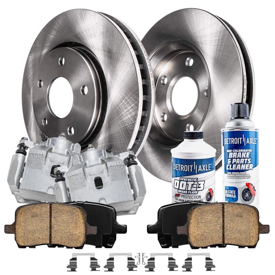 Main Image - Front Disc Rotors Caliper Pad