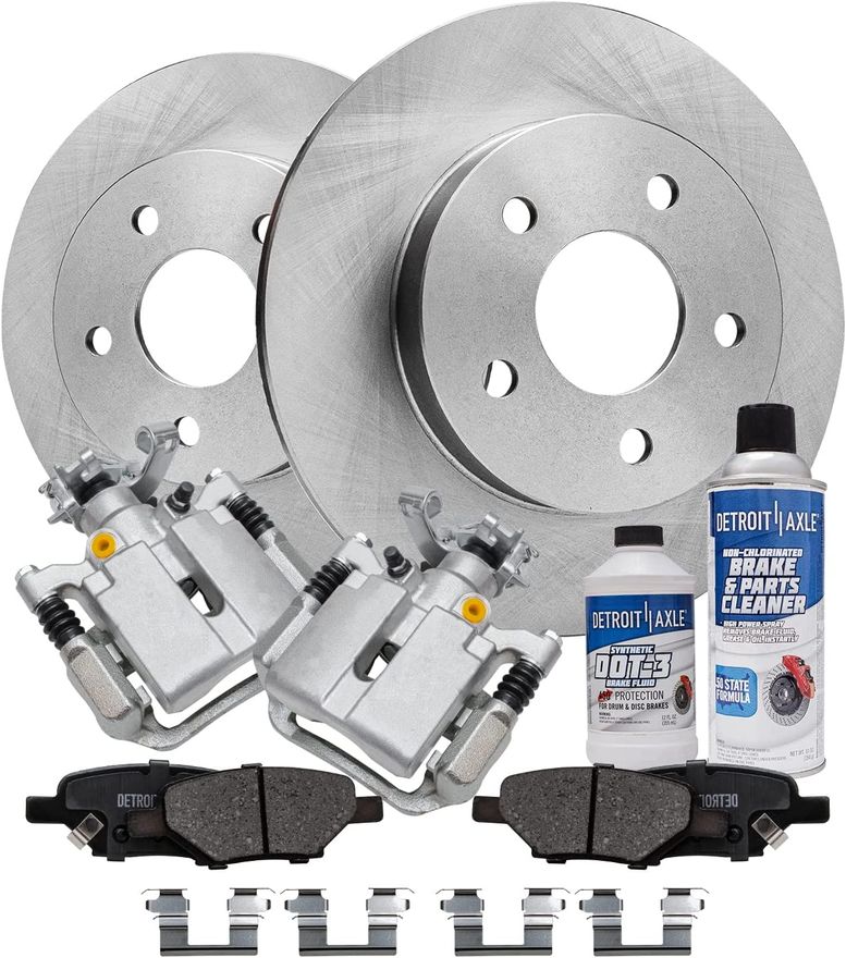 Main Image - Rear Disc Rotors Pads Calipers