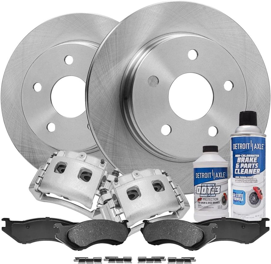 Main Image - Front Rotors Brake Calipers Pads