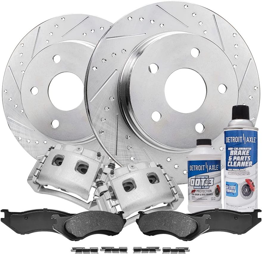 Main Image - Front Rotors Brake Calipers Pads