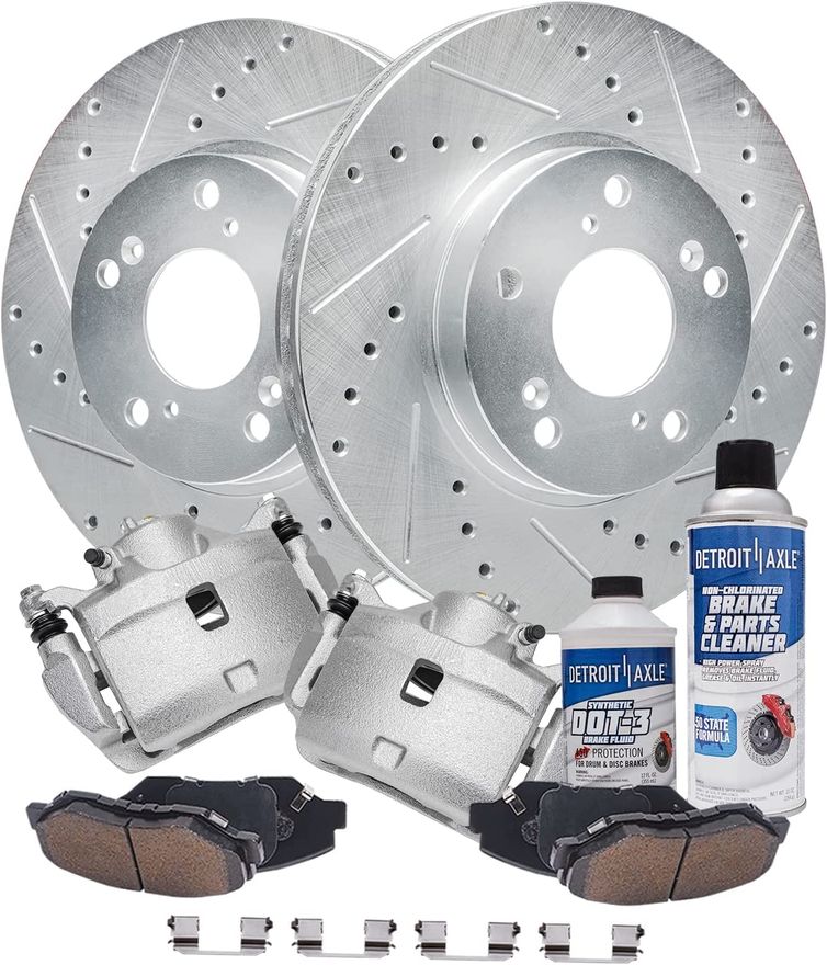 Main Image - Front Drilled Rotors Pad Caliper