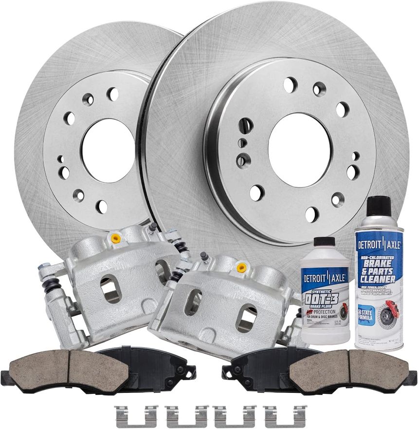 Main Image - Front Disc Rotors Caliper Pad