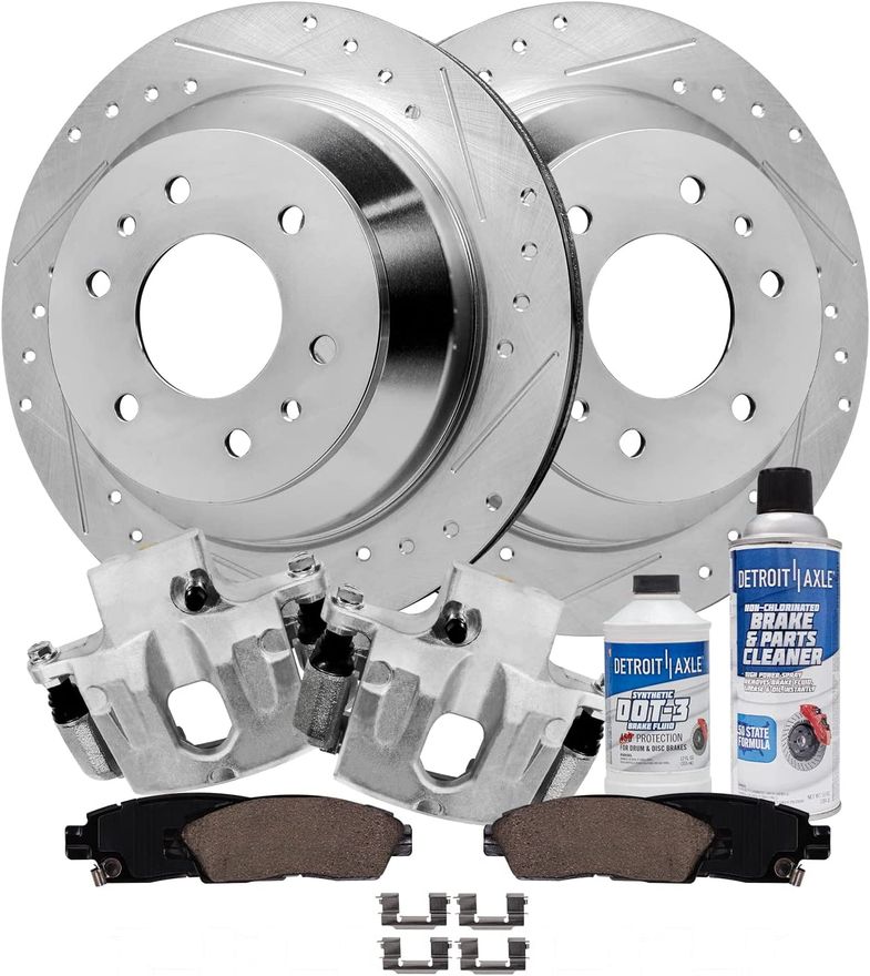 Main Image - Rear Rotors Brake Pads Calipers