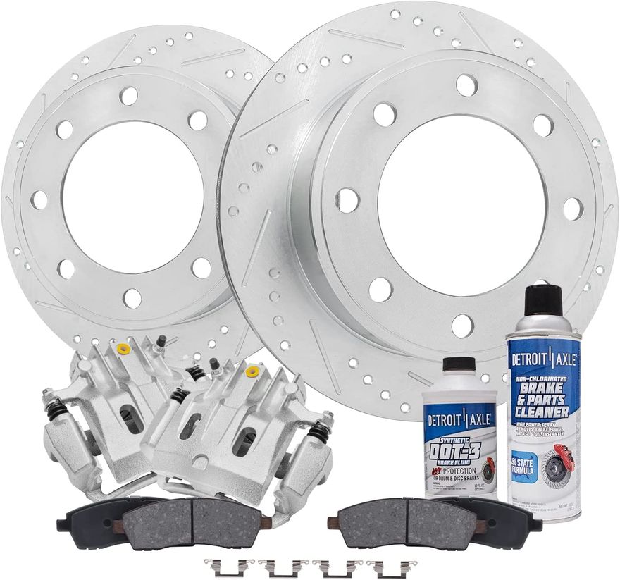 Main Image - Rear Rotors Brake Pads Calipers