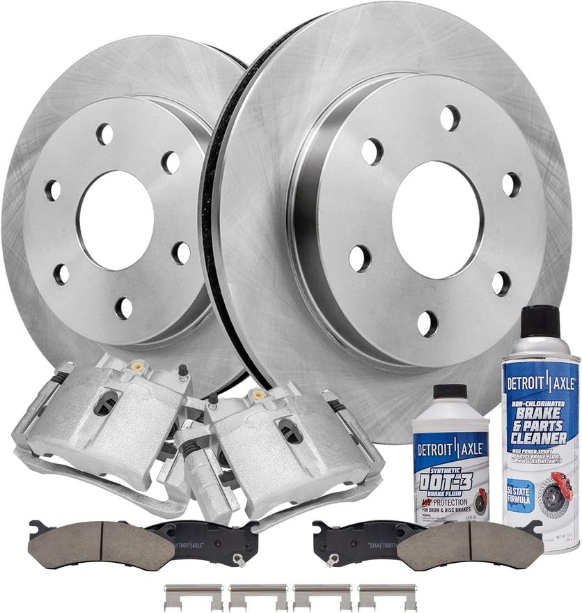 Main Image - Front Rotors Brake Calipers Pads