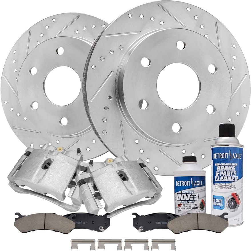 Main Image - Front Rotors Brake Calipers Pads