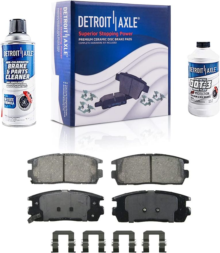 Rear Ceramic Brake Pads - P-1275 x2