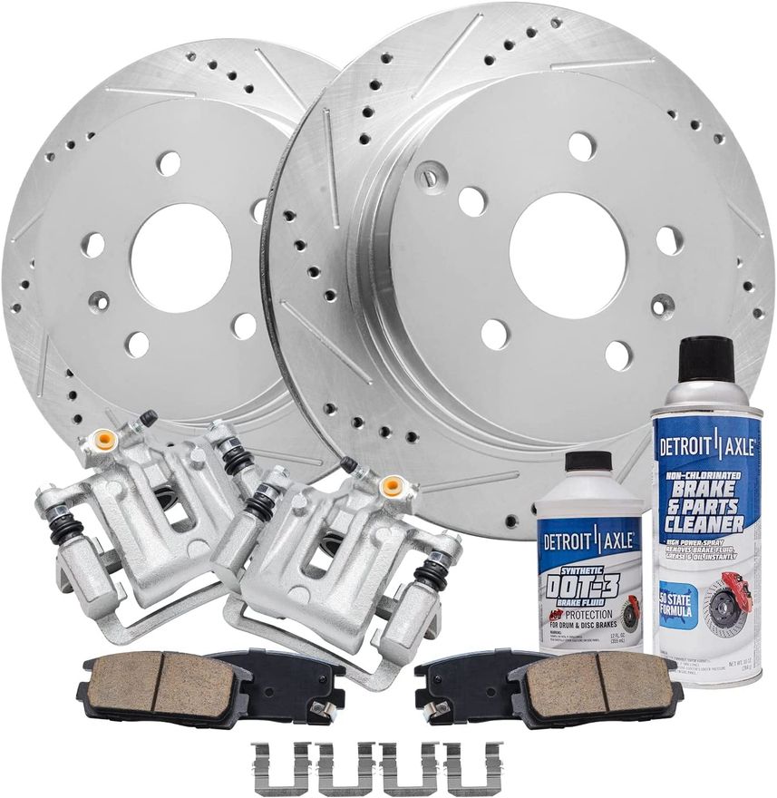 Main Image - Rear Rotors Brake Pads Calipers