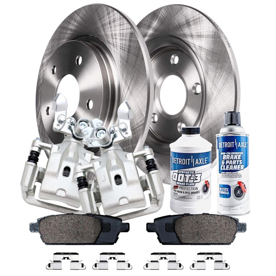 Main Image - Rear Rotors Brake Calipers Pads