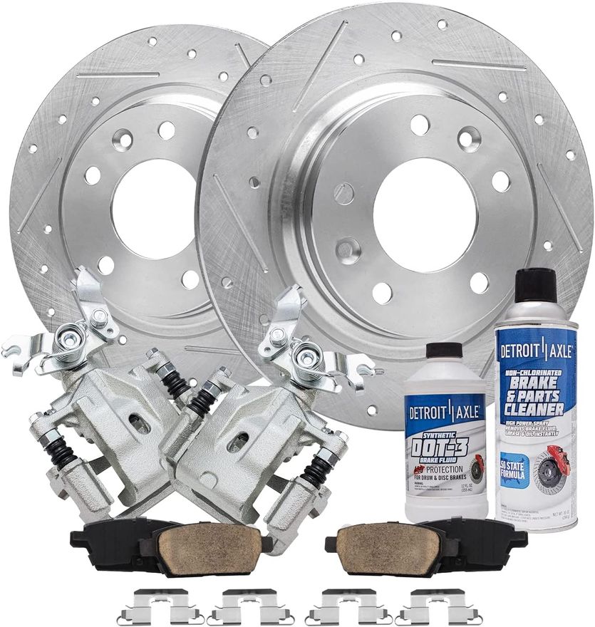 Main Image - Rear Rotors Brake Pads Calipers